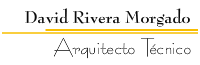 Logotipo para la ventana de WhatsApp del Arquitecto Técnico David Rivera.